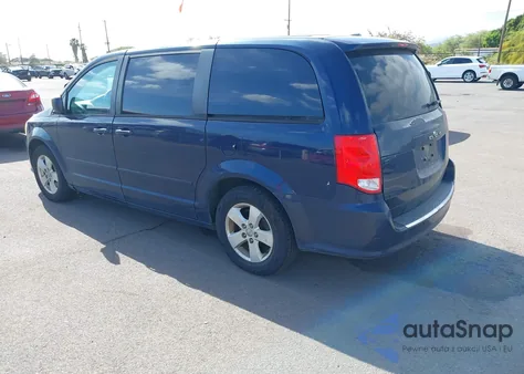 2013 Dodge Grand Caravan Se из США, поврежденный, VIN 2C4RDGBGXDR683433